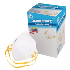 Silverline Fold Flat Face Mask FFP1 NR (Box Of 50)