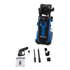 Silverline Air-Cooled Portable Pressure Washer Electric 240v 2100W 165Bar -Silverline 943676 enwnmpro6