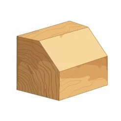 Silverline 1/2in Chamfer Router Bit Cutter 47 X 25.4 X 45deg B12.7mm -Silverline silverline 1 2in chamfer router bit cutter 47 x 25.4 x 45deg b12.7mm 3 44785 p