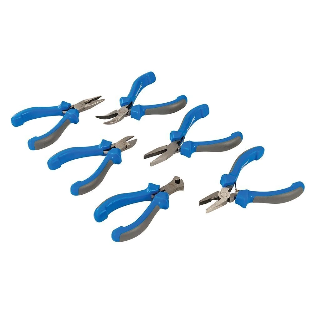 Silverline Mini Pliers Set 6 Piece 2 Silverline Mini Pliers Set 6 Piece - Image 2
