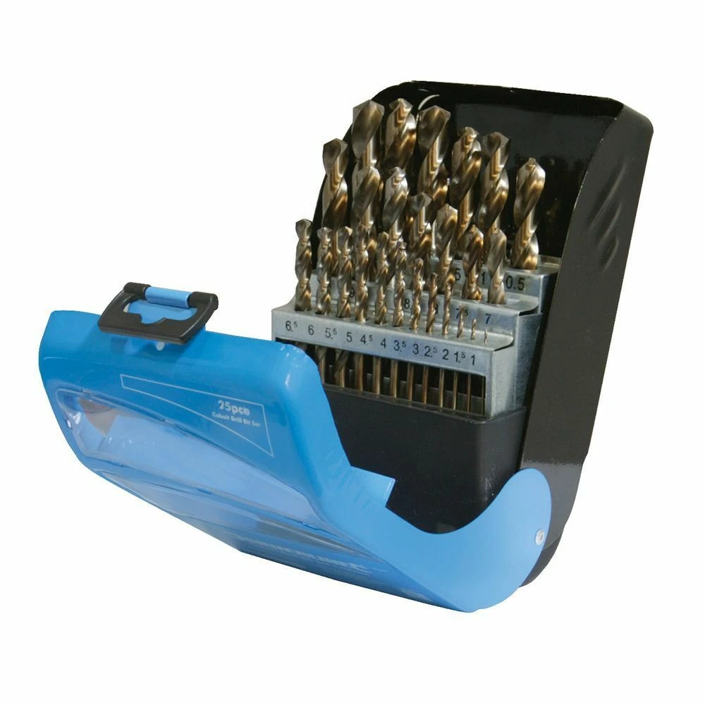 Silverline Cobalt Drill Bit Set 25 Piece (1-13mm) 1 Silverline Cobalt Drill Bit Set 25 Piece (1-13mm)