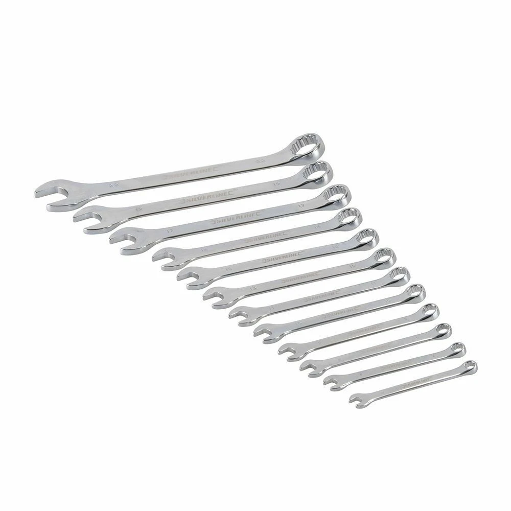 Silverline Combination Spanner Set 12 Piece (6-22mm) 2 Silverline Combination Spanner Set 12 Piece (6-22mm) - Image 2