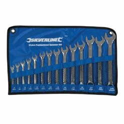 Silverline Combination Spanner Set 14 Piece (8-24mm)
