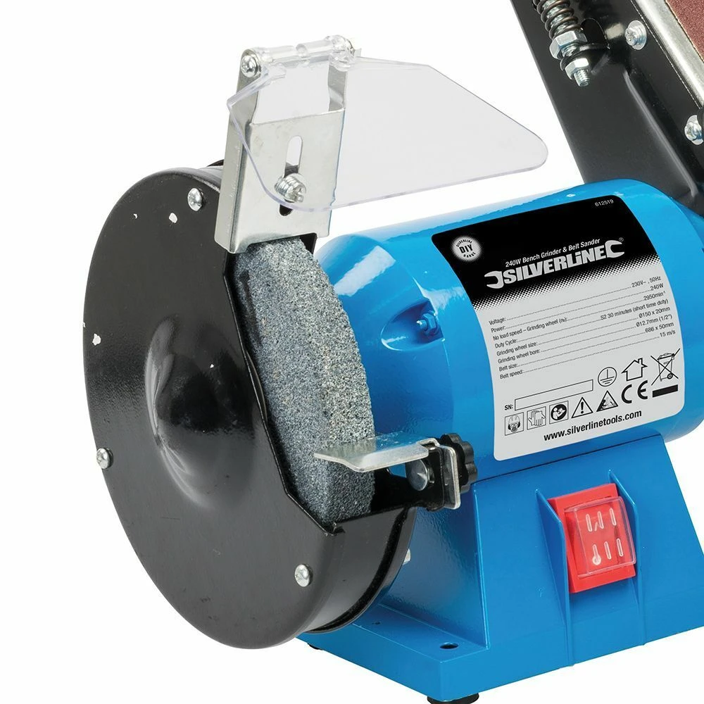 Silverline DIY 240w Bench Grinder & Belt Sander 240v 4 Silverline DIY 240w Bench Grinder & Belt Sander 240v - Image 4