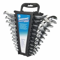 Silverline DIY Combination Spanner Set Met & Imp 22 Piece