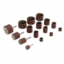 Silverline Drum Sanding Kit 20 Piece Drill Attachments
