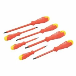Silverline Electricians Insulated Soft-Grip Screwdriver Set 7 Piece