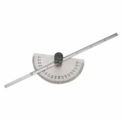 Silverline Engineers Protractor With Depth Gauge Scale