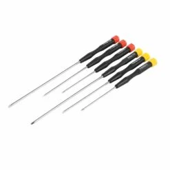 Silverline Extra-Long Precision Screwdriver Set 6 Piece