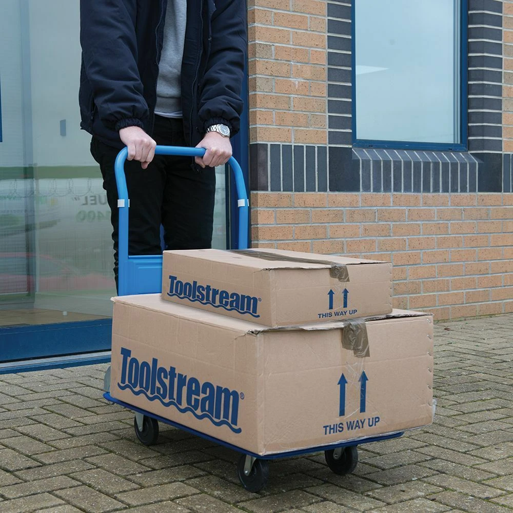 Silverline Folding Platform Truck Trolley 150kg 3 Silverline Folding Platform Truck Trolley 150kg - Image 3