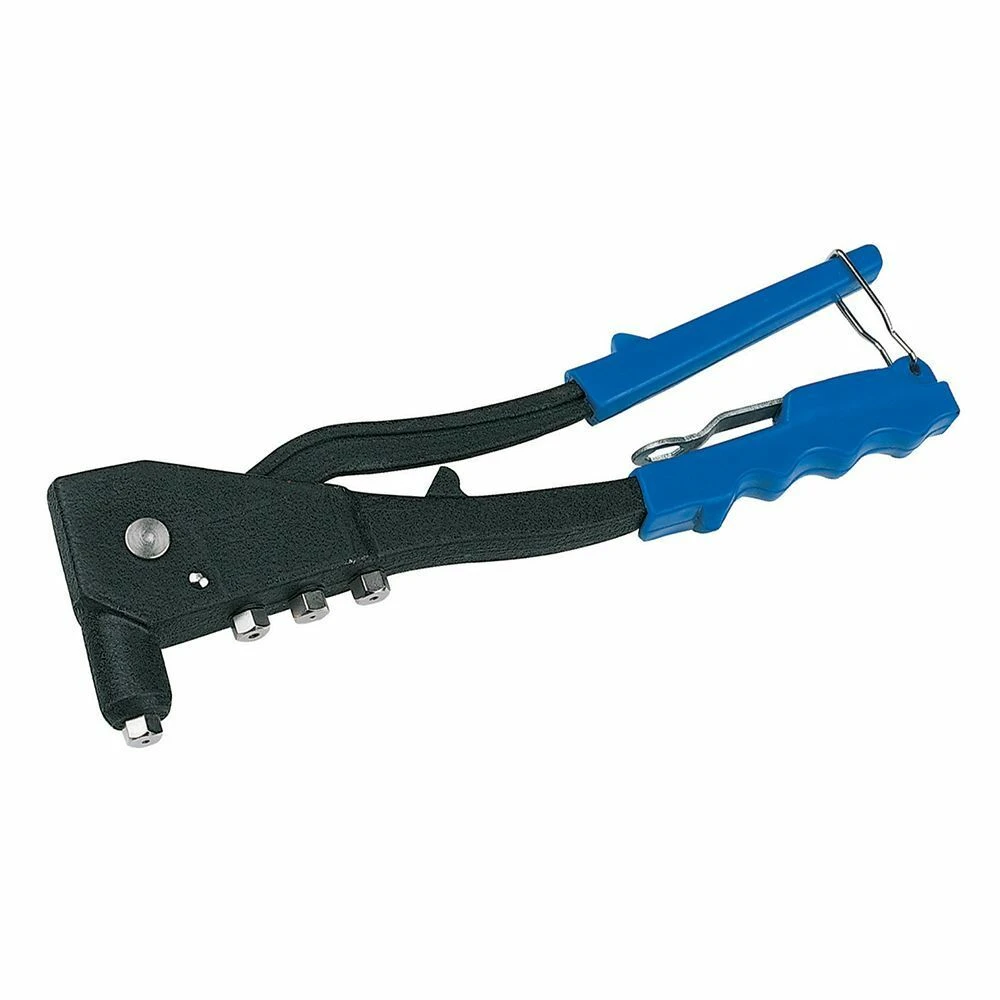 Silverline Hand Riveter With Interchangeable Heads & 60 Rivets (2.4 - 4.8mm) 1 Silverline Hand Riveter With Interchangeable Heads & 60 Rivets (2.4 - 4.8mm)