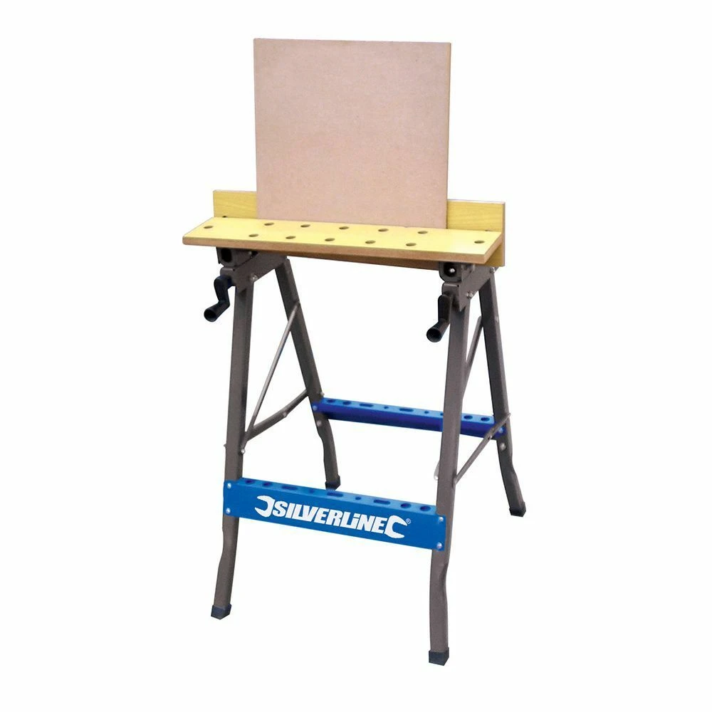Silverline Heavy Duty Flip-Top Portable Folding Workbench 3 Silverline Heavy Duty Flip-Top Portable Folding Workbench - Image 3