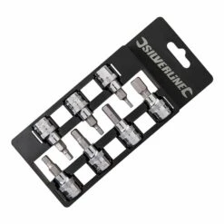 Silverline Hex Bit Socket Set 3/8in Drive 7 Piece
