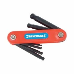 Silverline Hex Key Ball End Metric Tool 7 Piece (2.5 10.0mm)