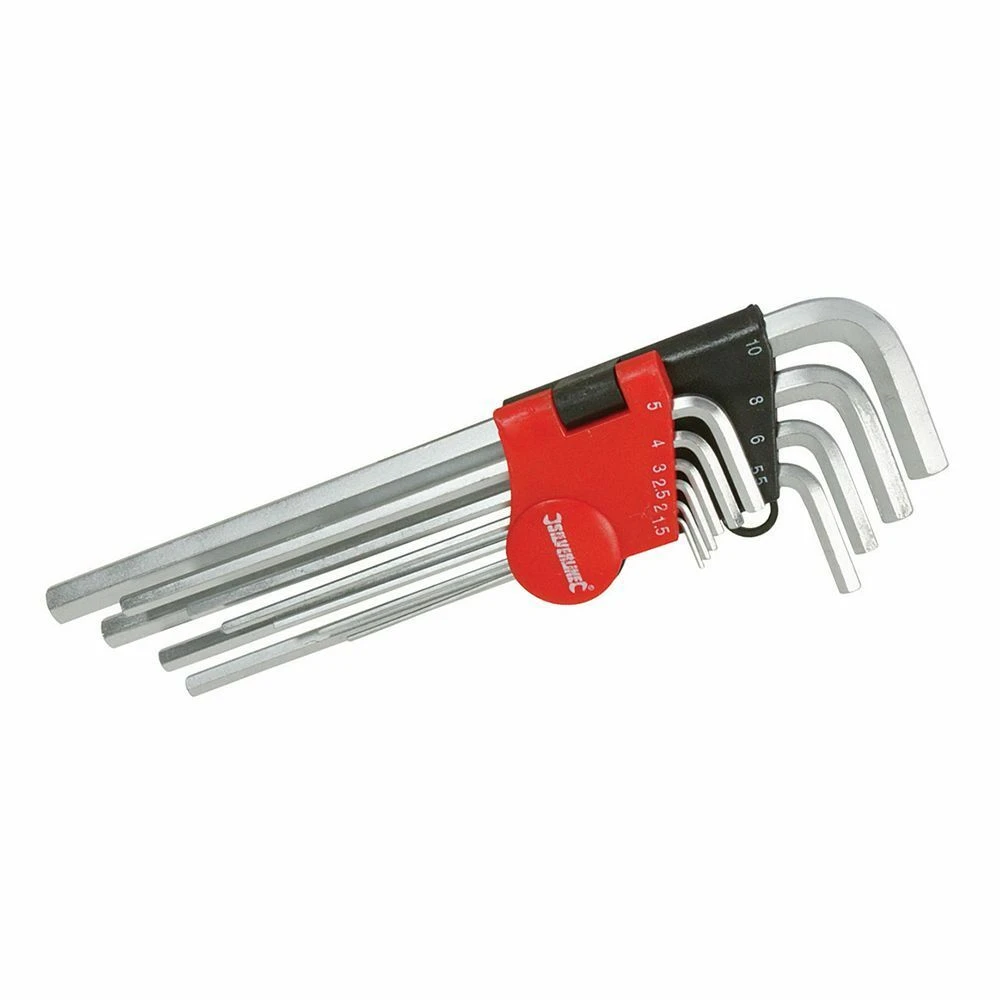 Silverline Hex Key Metric Expert Set 10 Piece 1 Silverline Hex Key Metric Expert Set 10 Piece