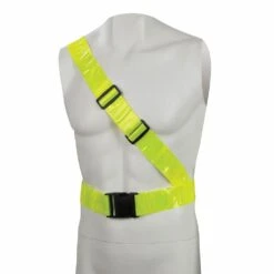 Silverline Hi-Vis Yellow Reflective Sash Belt Strap PVC