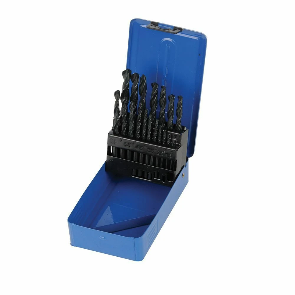 Silverline HSS-R Jobber Drill Bit Set 19 Piece (1-10mm) 1 Silverline HSS-R Jobber Drill Bit Set 19 Piece (1-10mm)