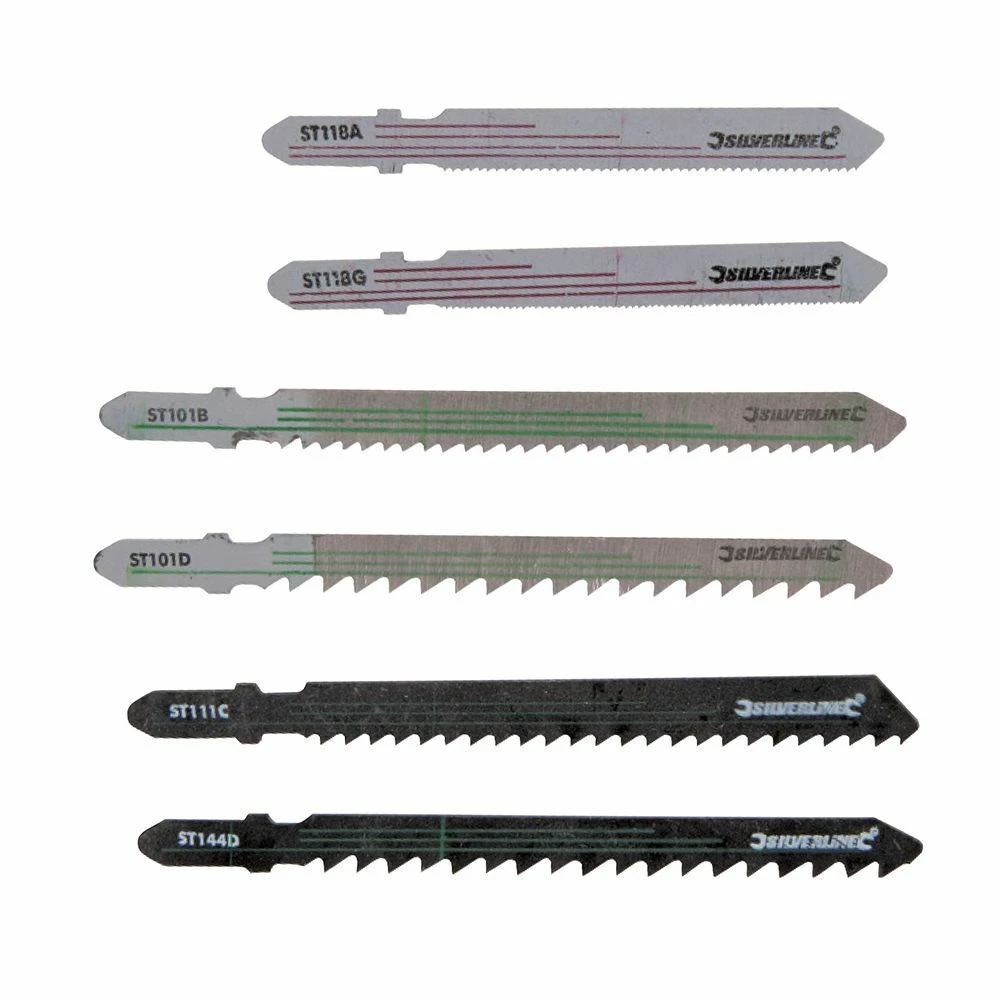 Silverline Jigsaw Blade Set For Wood & Metal 30 Piece 1 Silverline Jigsaw Blade Set For Wood & Metal 30 Piece