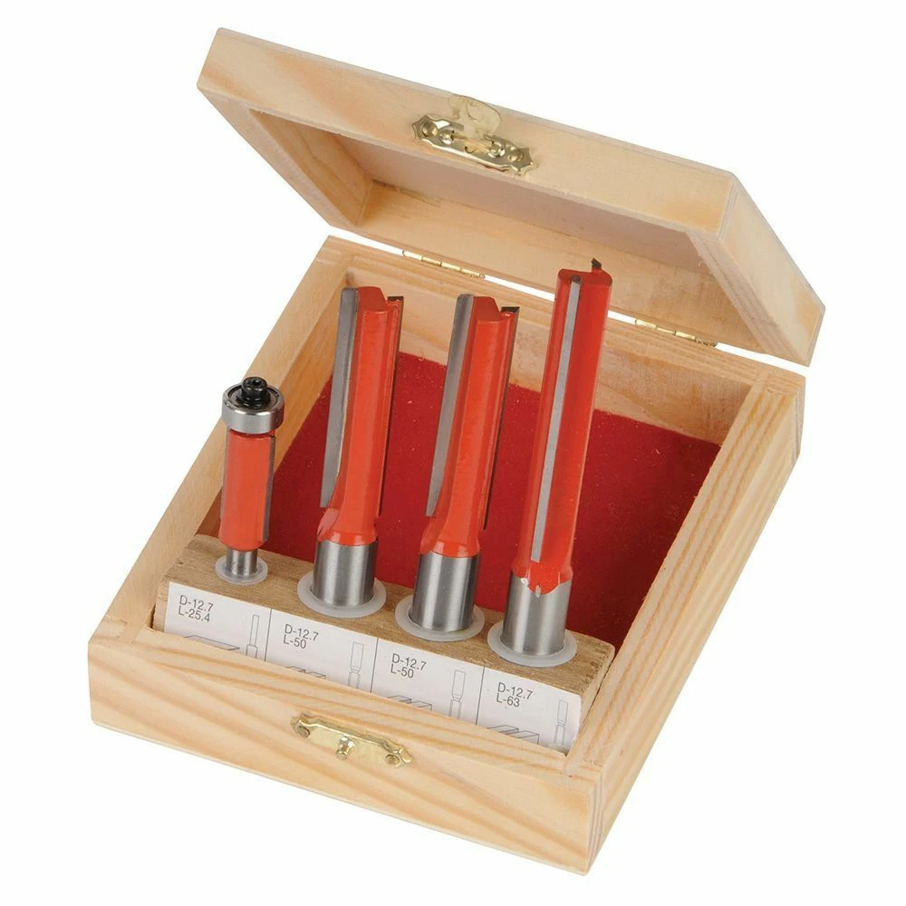 Silverline Kitchen Router Bit Cutter Set 4 Piece 1 Silverline Kitchen Router Bit Cutter Set 4 Piece