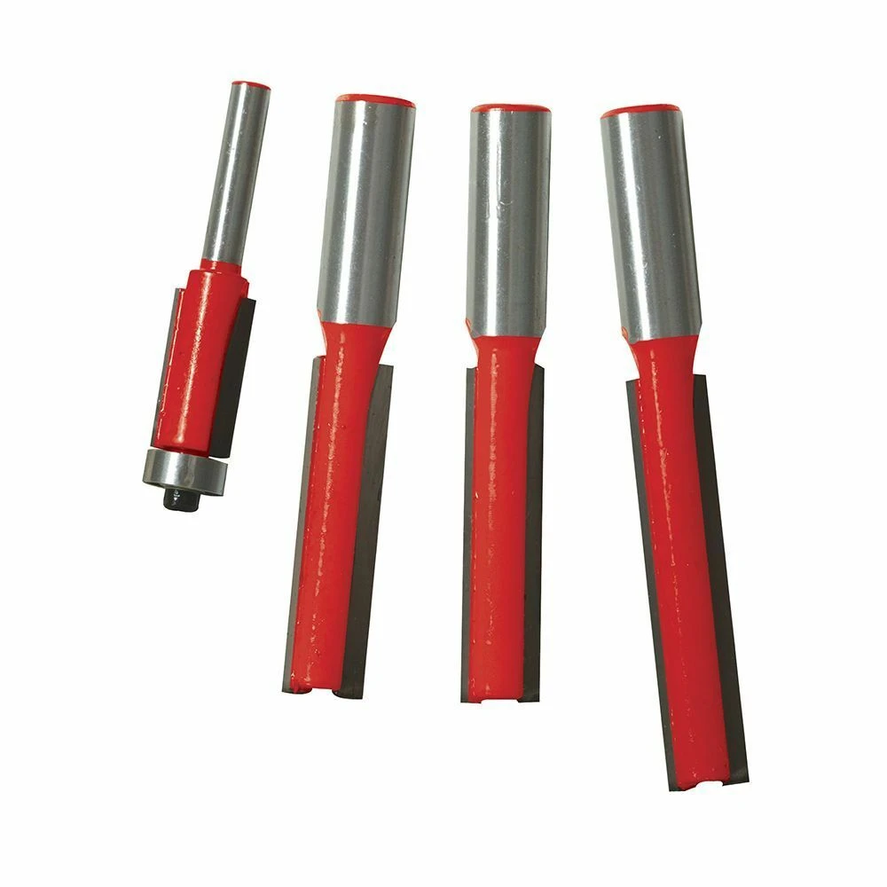 Silverline Kitchen Router Bit Cutter Set 4 Piece 2 Silverline Kitchen Router Bit Cutter Set 4 Piece - Image 2