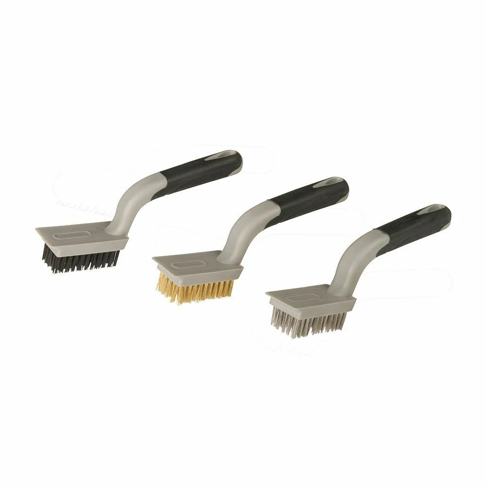 Silverline Medium Wire Brush Set 3 Piece 1 Silverline Medium Wire Brush Set 3 Piece