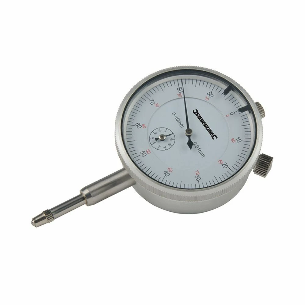Silverline Metric Dial Indicator 0-10mm 1 Silverline Metric Dial Indicator 0-10mm