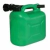 Silverline Plastic Fuel Can 5 Litre Green
