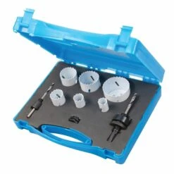 Silverline Plumbers Bi-Metal Holesaw Kit 9 Piece (19-57mm)