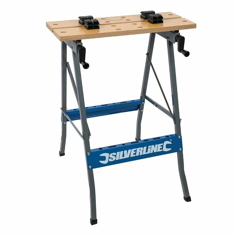 Silverline Portable Folding Workbench 1 Silverline Portable Folding Workbench