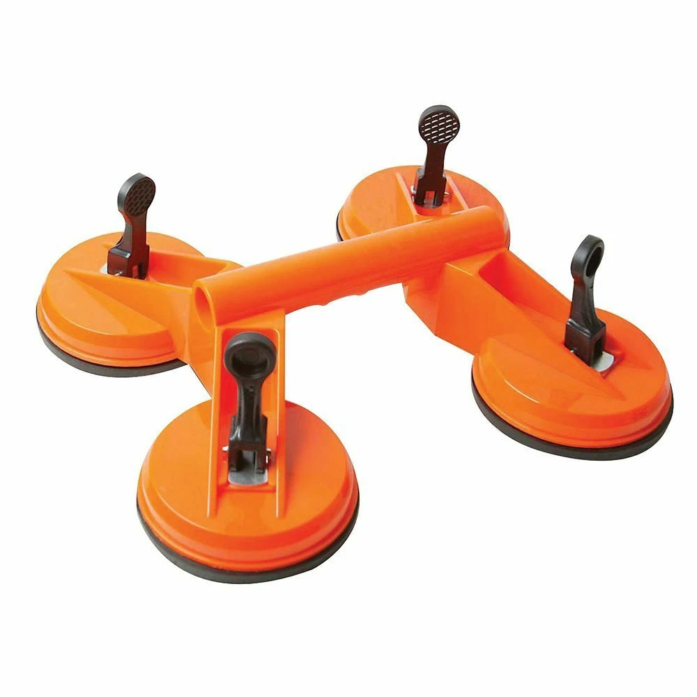 Silverline Quad Suction Pad Lifter 120kg 1 Silverline Quad Suction Pad Lifter 120kg