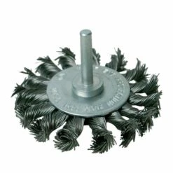 Silverline Rotary Steel Twist-Knot Wheel Brush 75mm