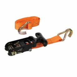 Silverline Rubber Handle Ratchet Tie Down Strap J-Hook 3m X 30mm 1000kg