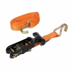 Silverline Rubber-Handled Ratchet Tie Down Strap J-Hook 4.5m X 30mm 1200kg