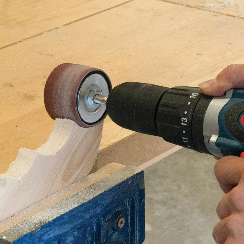 Silverline Sanding Sleeves 80 Grit 10 Piece 2 Silverline Sanding Sleeves 80 Grit 10 Piece - Image 2