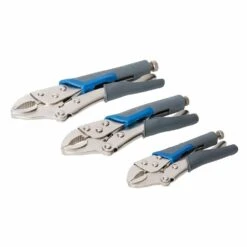 Silverline Self Locking Soft-Grip Plier Set 3 Piece