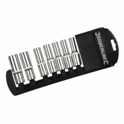 Silverline Socket Set 1/2in Drive Deep Metric 7 Piece (10-19mm)
