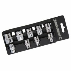 Silverline Socket Set 3/8in Drive Imperial 9 Piece (1/4 - 3/4in)