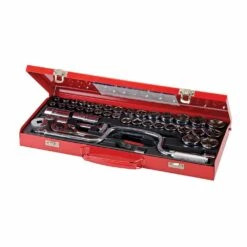 Silverline Socket Wrench Set 1/2in Drive Metric/AF 42 Piece