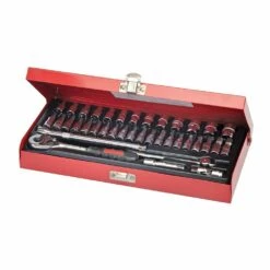 Silverline Socket Wrench Set 1/4in Drive Metric 38 Piece