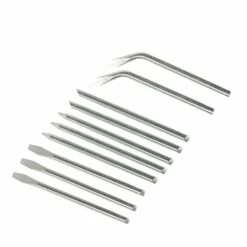 Silverline Soldering Iron Tips Set 10 Piece 40W