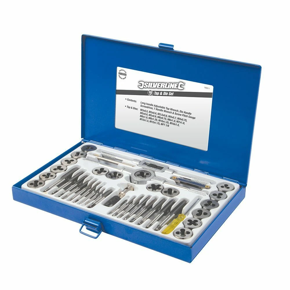 Silverline Tap & Die Expert Set 40 Piece 2 Silverline Tap & Die Expert Set 40 Piece - Image 2