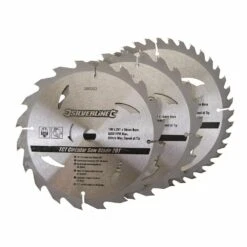 Silverline TCT Circular Saw Blade TRIPLE PACK 190 X 16mm (20, 24 & 40 Teeth)