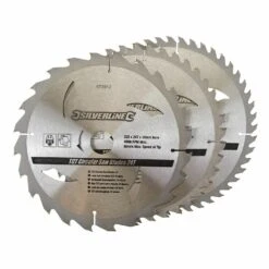 Silverline TCT Circular Saw Blade TRIPLE PACK 235 X 30mm (24, 40 & 48 Teeth)