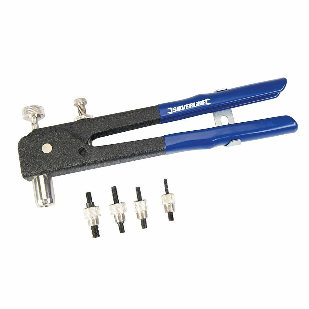 Silverline Threaded Rivet Insert Tool Riveter 1 Silverline Threaded Rivet Insert Tool Riveter