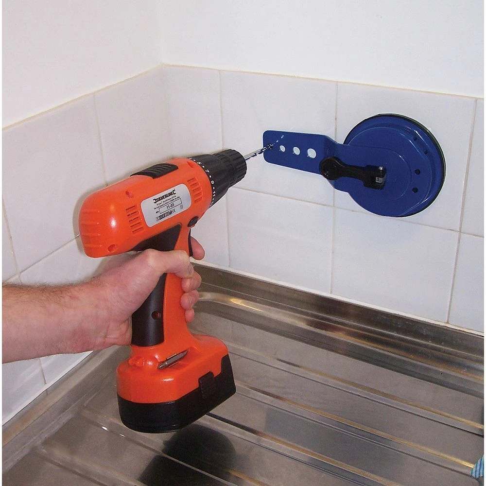 Silverline Tile Drilling Template Suction Jig 4 Silverline Tile Drilling Template Suction Jig - Image 4
