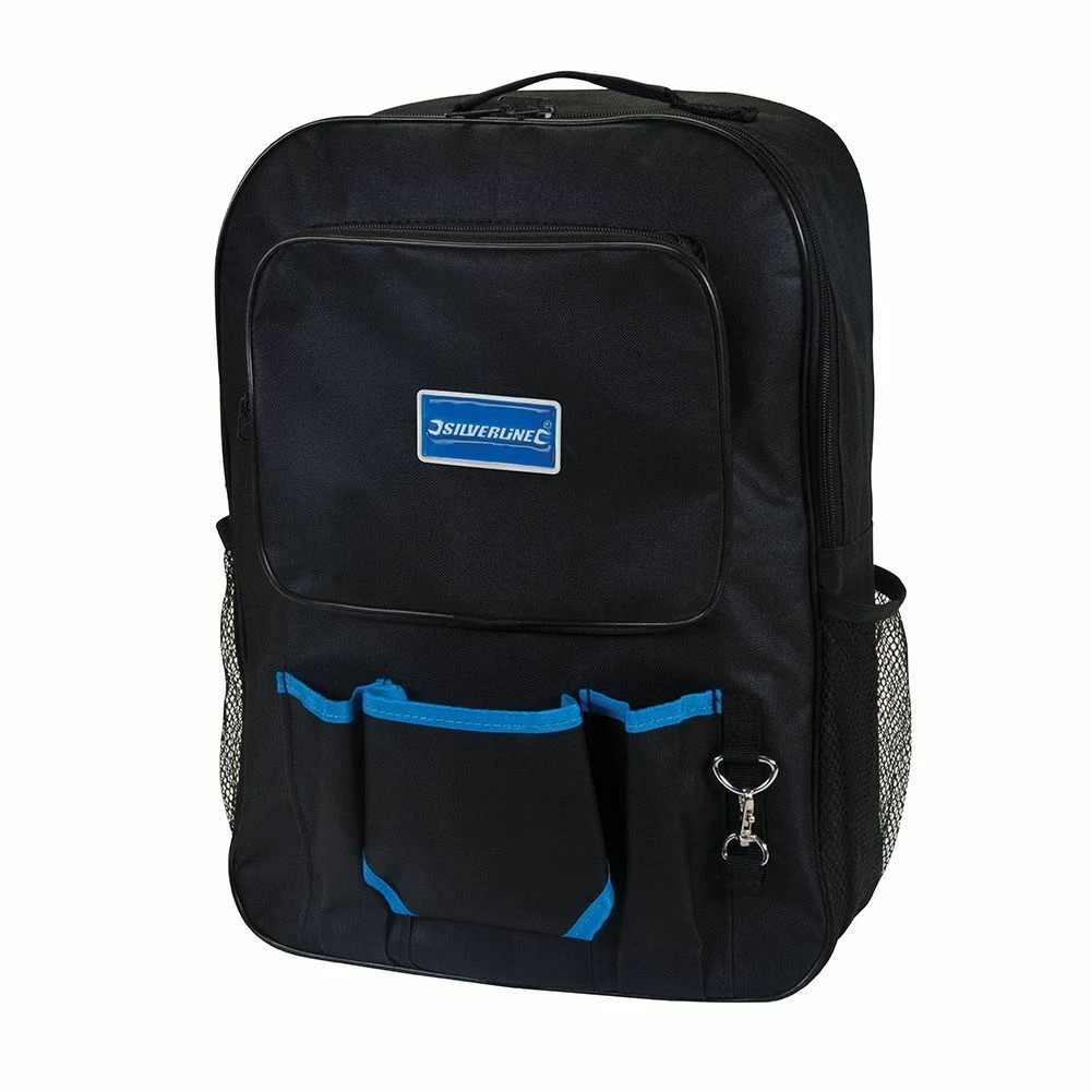 Silverline Tool Back Pack Rucksack Bag 480x130x400mm 1 Silverline Tool Back Pack Rucksack Bag 480x130x400mm