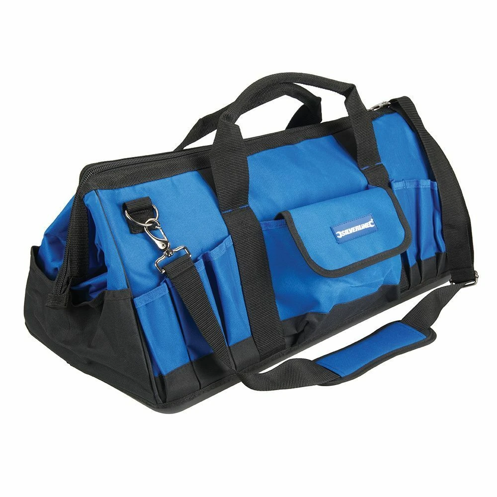 Silverline Tool Bag With Hard Base 600x280x260mm 1 Silverline Tool Bag With Hard Base 600x280x260mm