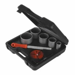 Silverline Tungsten Carbide Grit Holesaw Kit 8 Piece