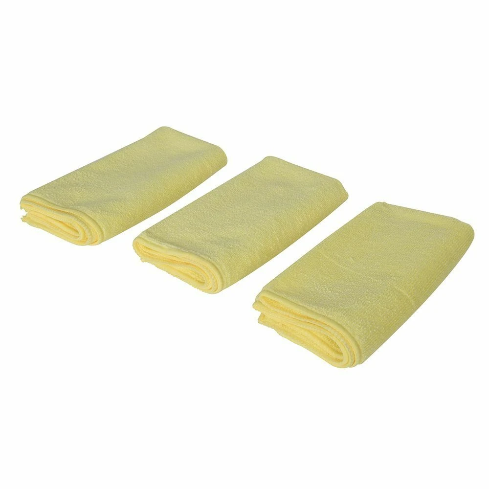 Silverline Vehicle Microfibre Cloth Cleaning Set 3 Piece 1 Silverline Vehicle Microfibre Cloth Cleaning Set 3 Piece