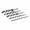 Silverline Wood Auger Drill Bit Set 5 Piece